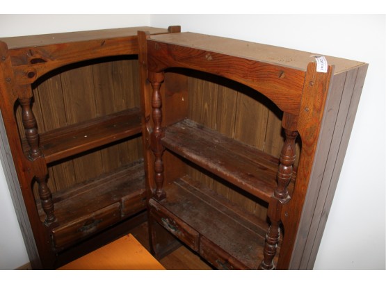 Pair Young Hinkle 'Ships Ahoy' Bookcase Tops