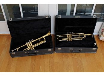 Two Trumpets & Cases