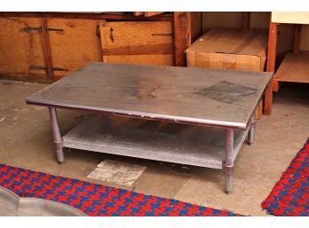 Industrial Two Tier Low Table
