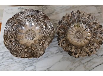 Two Beautiful Silver Plate Serving Dishes