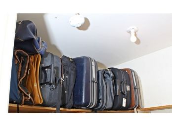 Group Of Soft And Hard Side Suitcases -