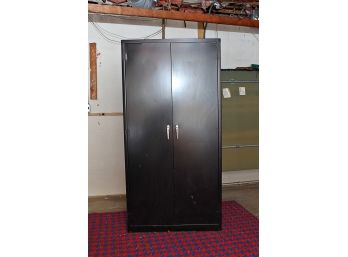 Two Door Large Metal Storage Cabinet With Shelves