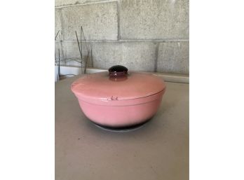 Pink Hull Pottery Dish