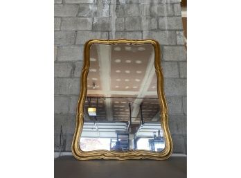 Large Wooden Ornate Mirror