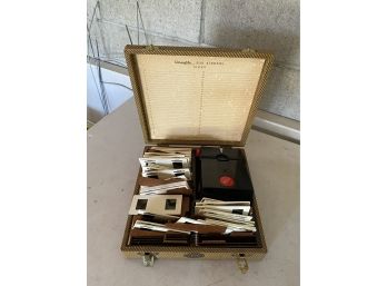 Stereo Realist Binoculars With Slides And Case