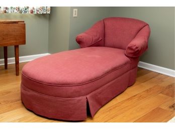 Custom Upholstered Chaise Lounge