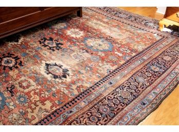 Antique Hand Woven Carpet - As Is