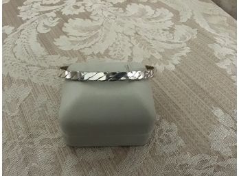 Vintage Sterling Silver Bangle - Lot #8