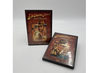 INDIANA JONES - 2 DVD Collection Including THE LAST CRUSADE, THE TEMPLE OF DOOM