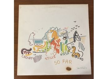 CROSBY, STILLS, NASH & YOUNG - SO FAR - Vinyl LP, 1974 Atlantic Records (SD 19119)