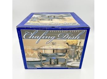 NEW IN BOX - CULINARY ESSENTIALS Stainless Steel Chafing Dish (Item #34270) -  1 OF 2