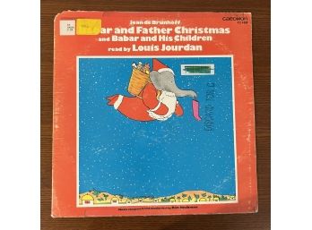 BABAR AND FATHER CHRISTMAS - Vinyl LP, 1976 Caedmon Records (TC 1488)