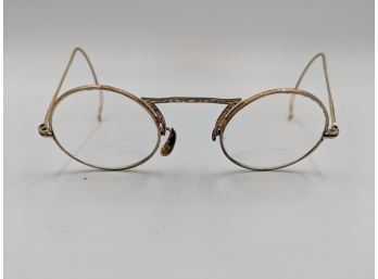 Vintage Round Bifocal Glasses With Case - Stamford, CT