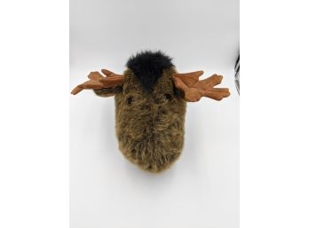 Adorable Decorative Stuffed Moose Head (not Taxidermy)