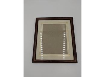 Nice 14x12 Wooden Picture Frame With Mat