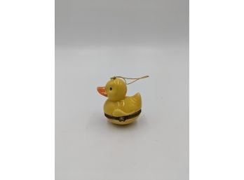 Super Cute Porcelain Duck Ornament - NEW IN BOX