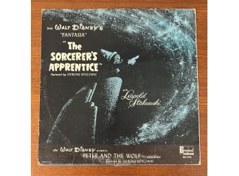 DISNEYLAND RECORDS Vintage Vinyl LP (DQ-1242) - THE SORCERER'S APPRENTICE / PETER AND THE WOLF