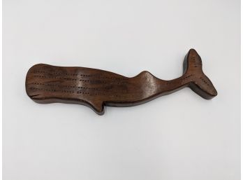 Unique Sperm Whale Cribbage Board