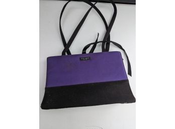 Kate Spade Handbag Purse - Purple, Black