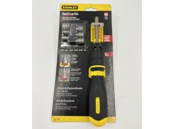 STANLEY NutDriver Ratcheting Screwdriver Set - NEW IN BOX - Some Rust