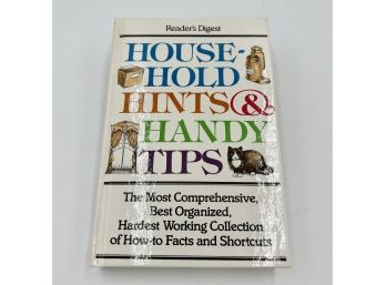 Reader's Digest HOUSEHOLD HINTS & HANDY TIPS, 1989 Vintage Book