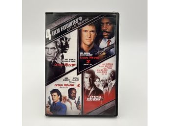 LETHAL WEAPON 1 - 4: DVD Including All 4 Lethal Weapon Movies (Mel Gibson, Danny Glover)