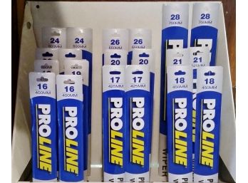 Brand New Lot Of 10 Pro Line Wiper Blades Size 17'