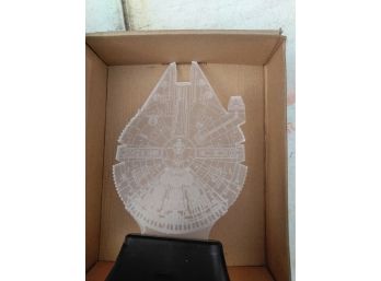 Brand New Desktop Star Wars Milenium Falcon LED Collectible