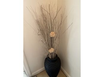 Decorative Contemporary Black Vase