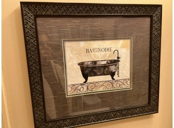 Framed 'baignoire' Picture