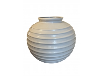 Large White Ceramic Pot