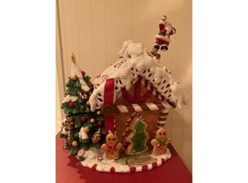 Waterford Holiday Heirloom Cookie Jar