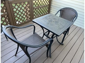 Bistro Table With Two Chairs