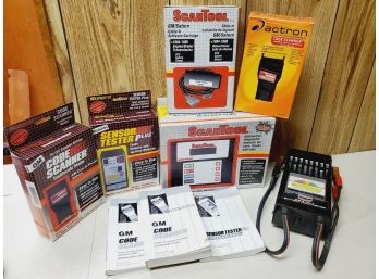 Various Automotive Diagnostic Scan Tools & Battery Load Tester