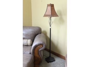Whimsical Metal Floor Lamp With Shade