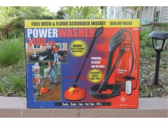 1400 PSI Power Washer In Box - Looks Unused