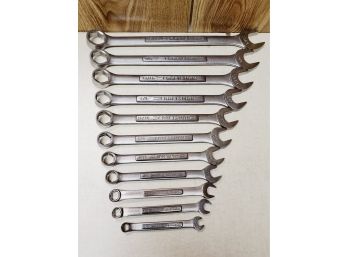Eleven Craftsman Large SAE Combination Wrench Set