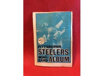 1969 Topps Mini Card Album With Mini Cards Pittsburgh Steelers