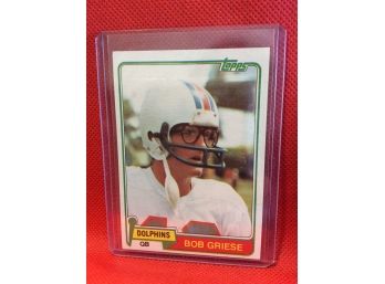 1981 Topps Bob Griese