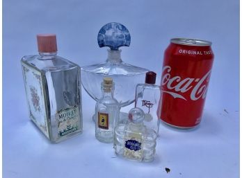 Five Commercial Perfume Bottles