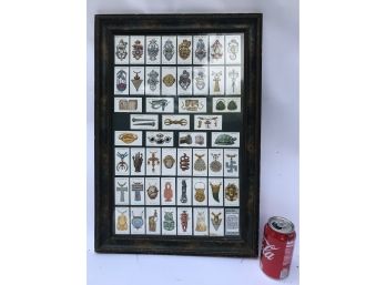 Framed Wills's Lucky Charm Series Cigarette Cards- Circa 1900's