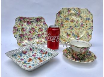Four Pieces Of Chintz