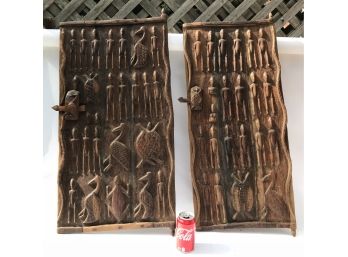 Beautifully Carved African Doors