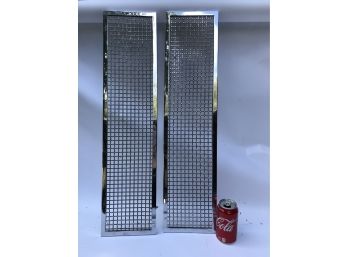 Vintage Two French Chromed Radiator Covers
