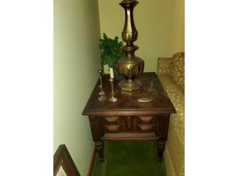 Solid Wood End Table