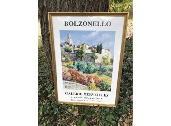 Bolzoniello Signed Lithograph R. Bolzoniello