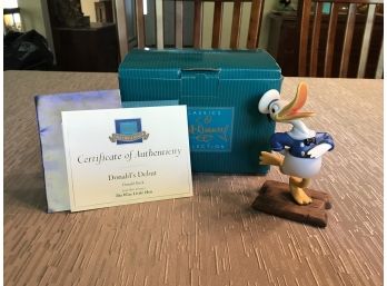 Donald's Debut - Certificate Of Authenticity MINT W/BOX