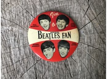 Official Beatles Fan Pin