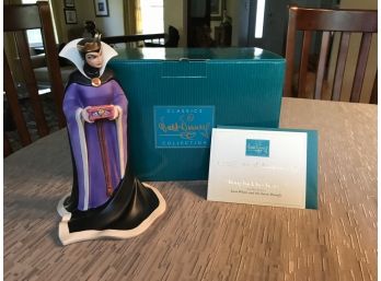 Classic Walt Disney 60th Anniversary Collection W/certificate ~ EVIL QUEEN ~