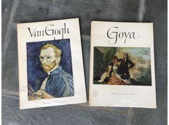 Van Gogh  & Goya Books Of Removable Prints ~ 1954 ~
